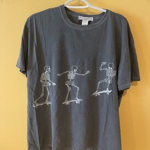 Skeletons Skateboarding Urban Outfitters Graphic T-Shirt